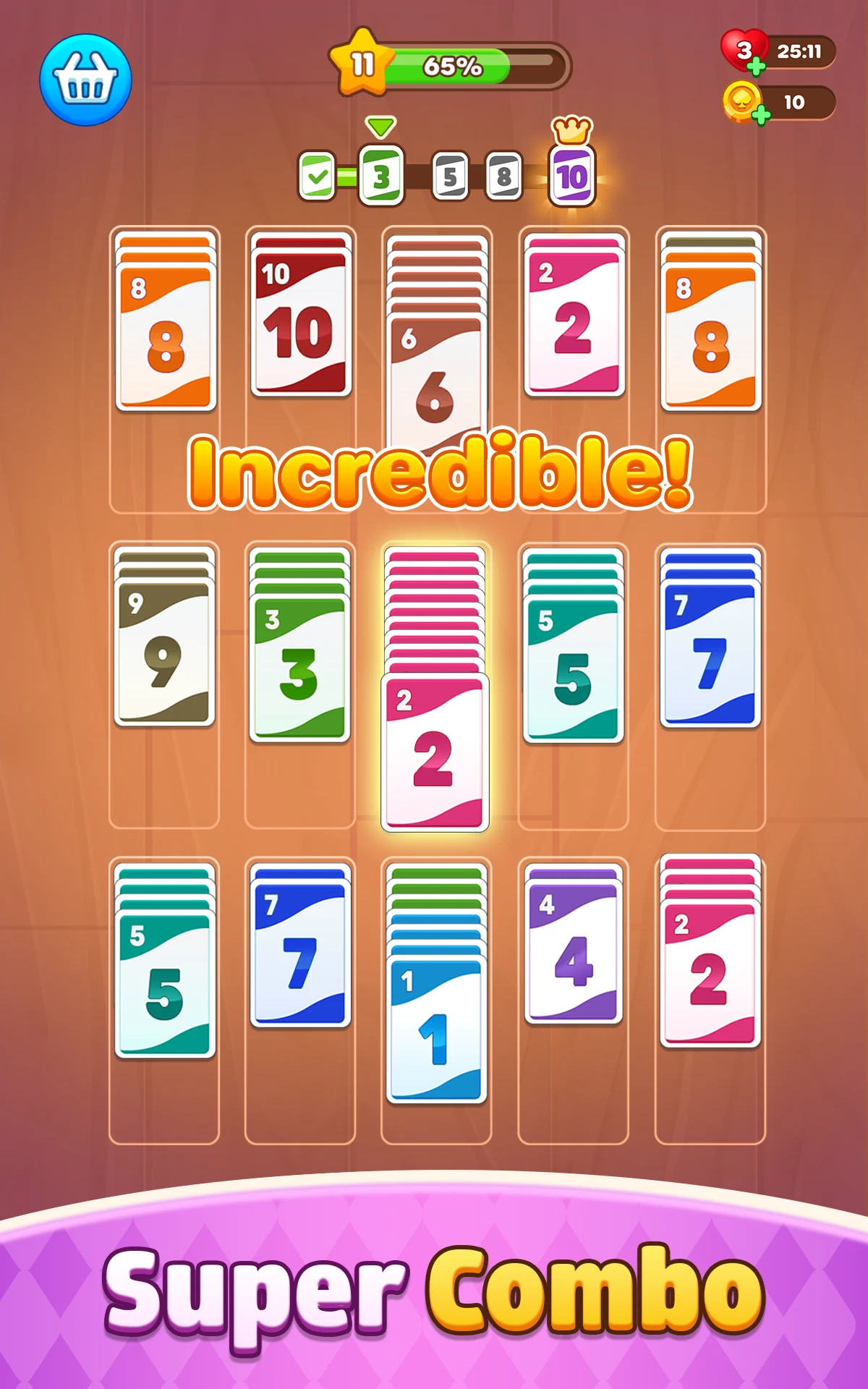 Solitaire Stack Sort screenshot