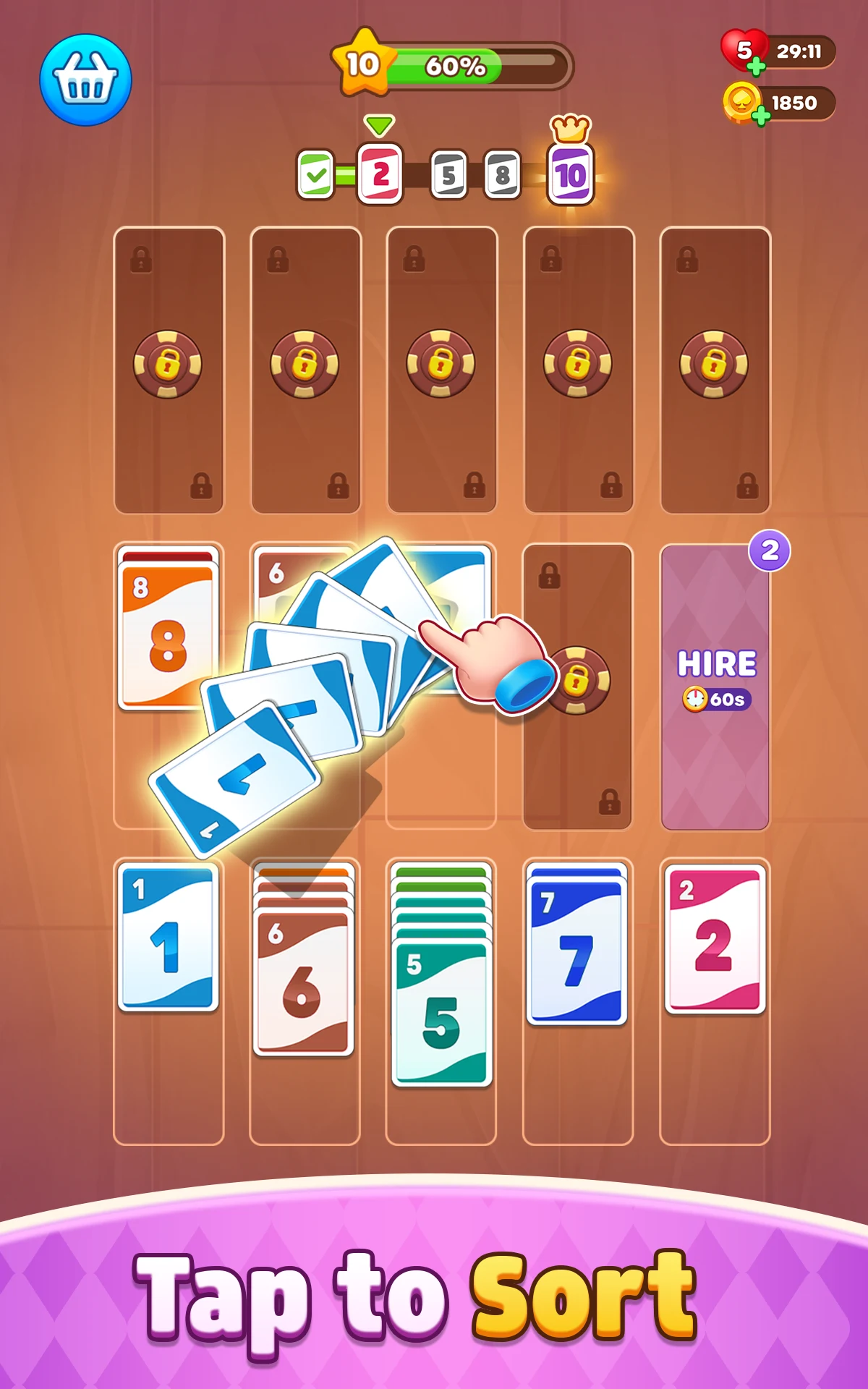 Solitaire Stack Sort screenshot